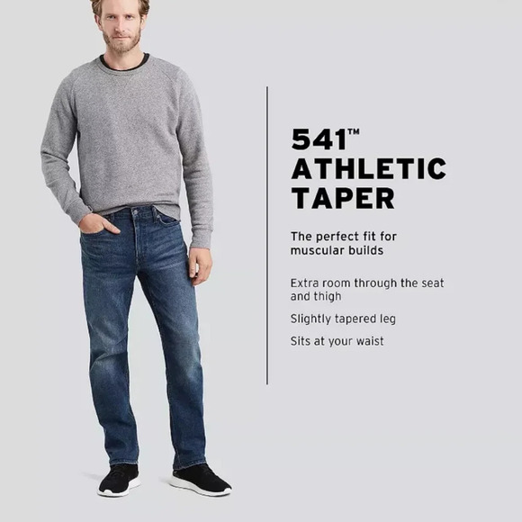 Levis 541 jeans mens size 40x32 - Picture 3 of 7